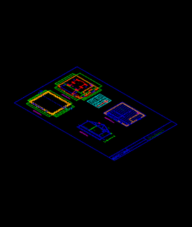 garage 2 sht main foundation roof 2022 3d print model - Mito3D