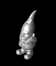 garden rock - dwayne gnome johnson 3d model thangs 3d print model - Mito3D