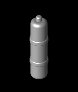 gas cylinder asciencepotato 3d print model - Mito3D