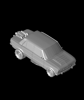 Gasland lada Mars Autos Fahrzeuge 3d print model - Mito3D