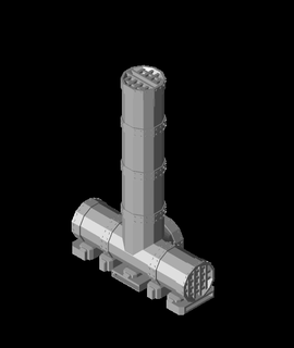 gaslands industriale tubo cancelli 3d modello grazie 3d print model - Mito3D