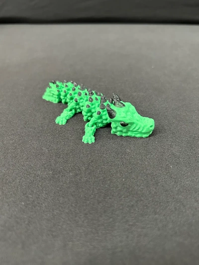 gator dragon small - 3d by built bot on thangs 3d print model - Mito3D