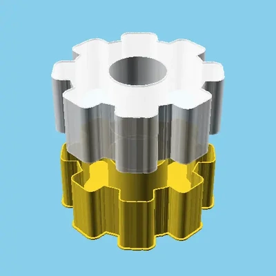 gear wheel 2 nestable box v1 - 3d by ppac on thangs 3d print model - Mito3D