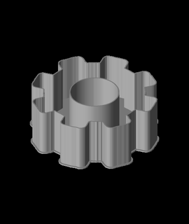 gear wheel 2 nestable box v1 3d print model - Mito3D