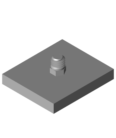 generisch Aktion Kamera Stativ Adapter 3D print model - Mito3D