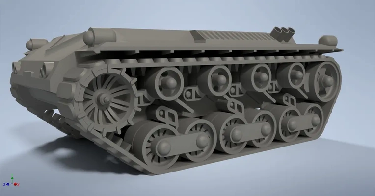 generic battletech tank - 3d by paul peters on thangs 3d print model - Mito3D