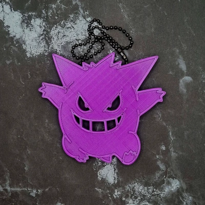 gengar charm hollow - 3d by jcreatenz on thangs 3d print model - Mito3D