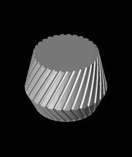 geométrico plantador florero slimprint 3d modelo gracias 3d print model - Mito3D