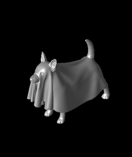 Geist Hund Layerone Tiere 3d print model - Mito3D