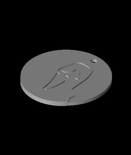 fantasma viso chiave catena design hobby Giochi 3d print model - Mito3D