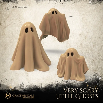 ghost family - 3d by gracewindale on thangs 3d print model - Mito3D