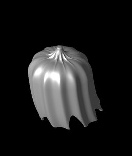 ghost pumpkin hidden face 3d model thangs 3d print model - Mito3D