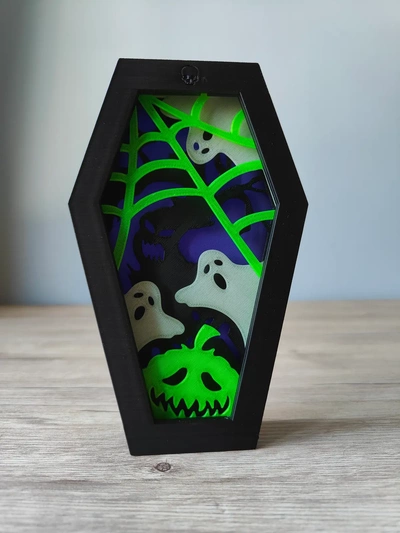 ghosts coffin box - 3d by thecraftymaker on thangs 3d print model - Mito3D