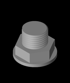 gigante bullone carta asciugamano titolare supporto 3d modello grazie 3d print model - Mito3D