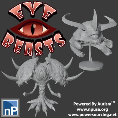 giant flying eye beasts - 3d by np dev on thangs 3d print model - Mito3D