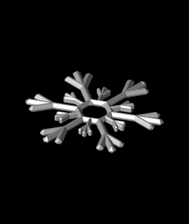 gift 7days - day7 pdo snowflake 3d model thangs 3d print model - Mito3D