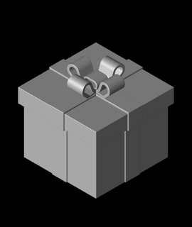 gift box 5 3d model 3dprintingworld thangs 3d print model - Mito3D