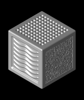 gift pdo tactile texture fidget cub 3d model thangs 3d print model - Mito3D