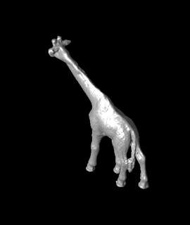 giraffe generated revopoint pop 3d model thangs 3d print model - Mito3D