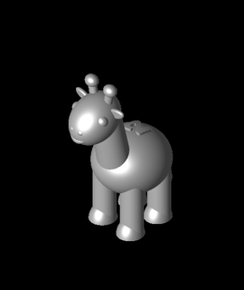 giraffe nt animals 3d model nicolastokotuu thangs 3d print model - Mito3D