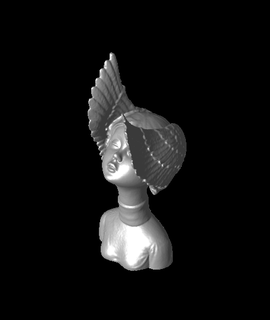 girl wings generated revopoint po 3d model thangs 3d print model - Mito3D