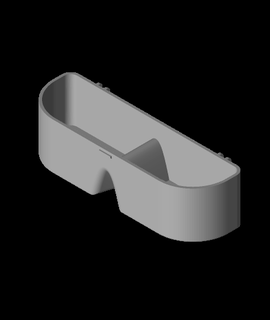 óculos caso bainha 3d modelo espaçoso 3d print model - Mito3D