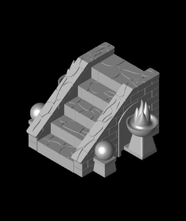 gloomhaven stairs rev2stl 3d model thangs 3d print model - Mito3D