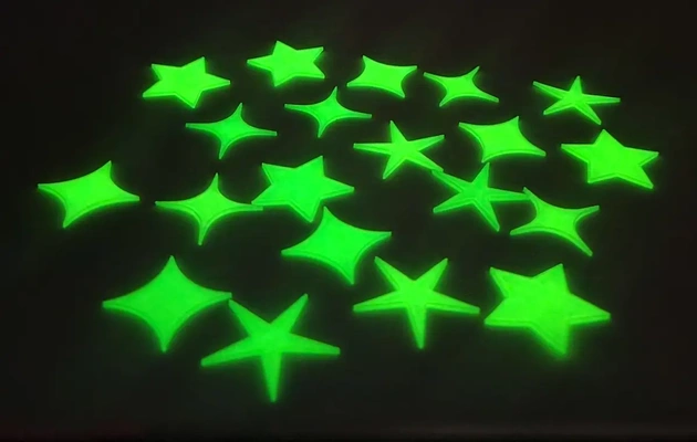 glow in dark pared techo estrellas 3d by tú creaciones on gracias 3d print model - Mito3D