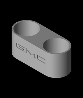 gmc cup holder v3stl 3d print model - Mito3D