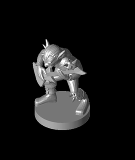 duende metal 3d modelo mz4250 gracias 3d print model - Mito3D