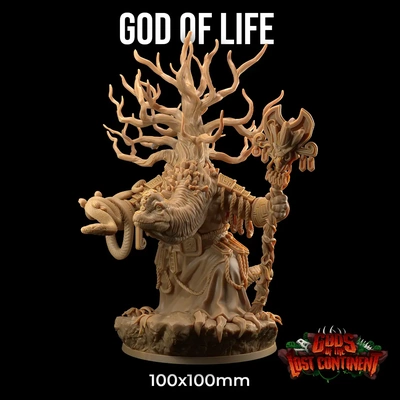deus of vida 3d by dragão caçadores apresentar on 3d print model - Mito3D