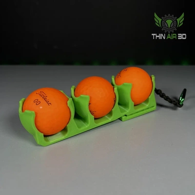 golf balle sac agrafe 3d by thinair3d 3d print model - Mito3D