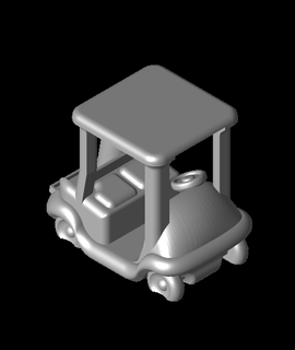 golf petit chariot v1stl jonathanlarter 3d print model - Mito3D