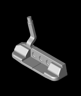 Golf Putter Kopf 3d Modell cjonas danke 3d print model - Mito3D