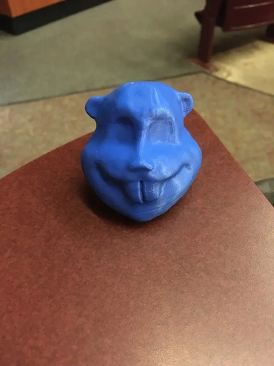 gopher goldy head - 3d by smileyprinter on thangs 3d print model - Mito3D