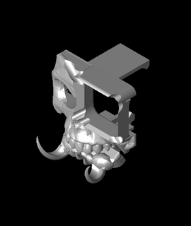 gopro 7 cranio Aperto Astuccio guaina jawstl 3d modello grazie 3d print model - Mito3D