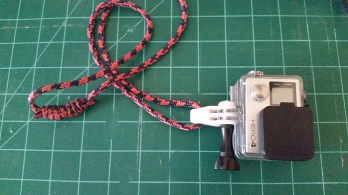 gopro cord mount - necklace wrist 3d by jaso jones on thangs 3d print model - Mito3D