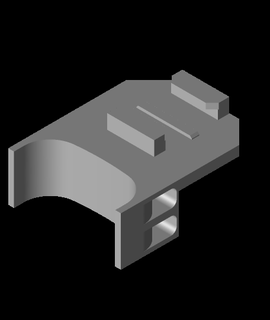 gopro fatbike tenedor montar asciencepotato 3d print model - Mito3D