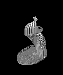 gothic stairway dice 3d model spacedog3d thangs 3d print model - Mito3D