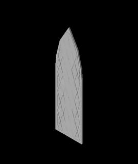 gothic window pointy 3d model sandraolgang thangs 3d print model - Mito3D