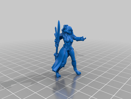 greater weeb spiritual leader girl - gilieart 3d print model - Mito3D