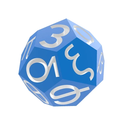 greek alphabet d24 polyhedral die - 3d by alphabetical dice on thangs 3d print model - Mito3D