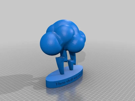 green cloud - socialize 3d by syzguru11 on thangs 3d print model - Mito3D