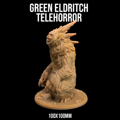 green eldtritch telehorror - 3d by dragon trappers lodge on thangs 3d print model - Mito3D