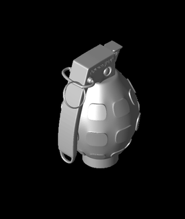 Grenade bombear stl 3d modelo jayaramjrm 3d print model - Mito3D