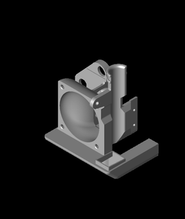 grau Eichhörnchen kompakt Werkzeugkopf 3d print model - Mito3D