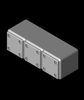 gridfinity centro punch impostato holderstl 3d print model - Mito3D
