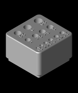 gridfinity métrico simulacros kwgragsie aficiones juegos 3d print model - Mito3D