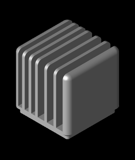 gridfinity governantes suporte 1x1 remixar stl casa jardim 3d print model - Mito3D