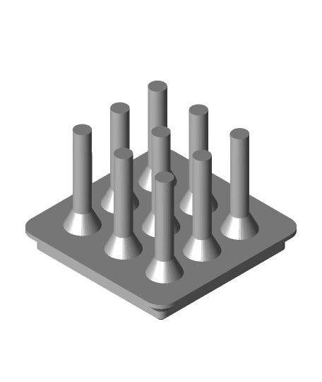 grillefinity 1x1 dremel mini ponçage roue 3D print model - Mito3D